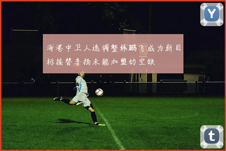 海港中卫人选调整韩鹏飞成为新目标接替李扬未能加盟的空缺